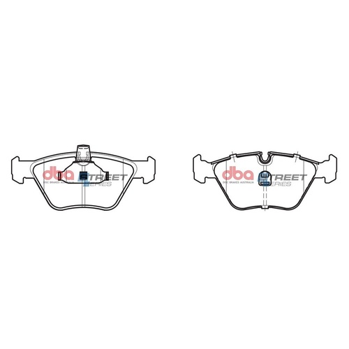 DBA DB1364SS Street Series Brake Pad Set Front