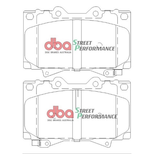 DBA DB1365SP Street Performance Brake Pad Set Front