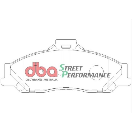 DBA DB1366SP Street Performance Brake Pad Set Front