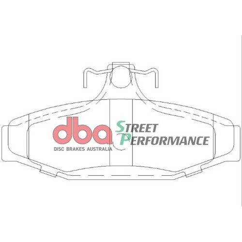 DBA DB1376SP Street Performance Brake Pad Set Rear