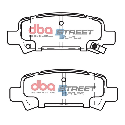 DBA DB1379SS Street Series Brake Pad Set Rear