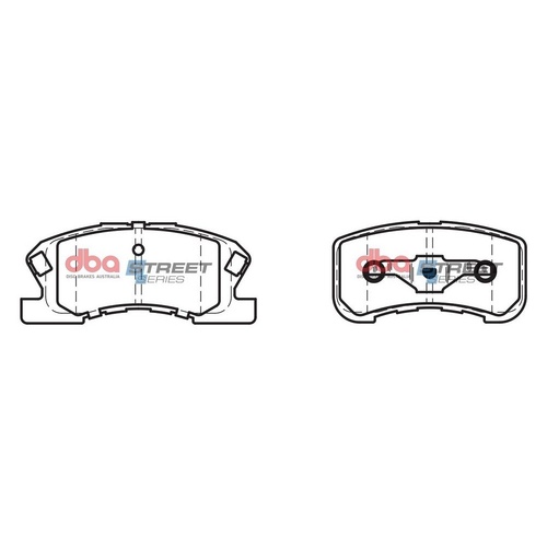 DBA DB1380SS Street Series Brake Pad Set Front