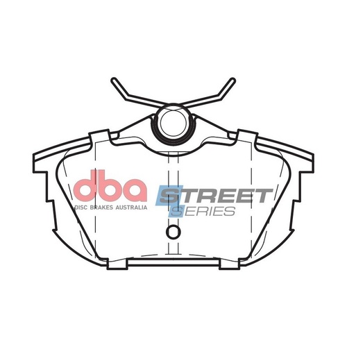 DBA DB1382SS Street Series Brake Pad Set Rear