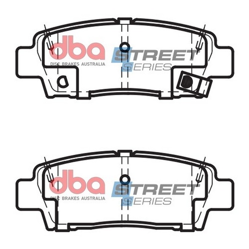 DBA DB1384SS Street Series Brake Pad Set Rear
