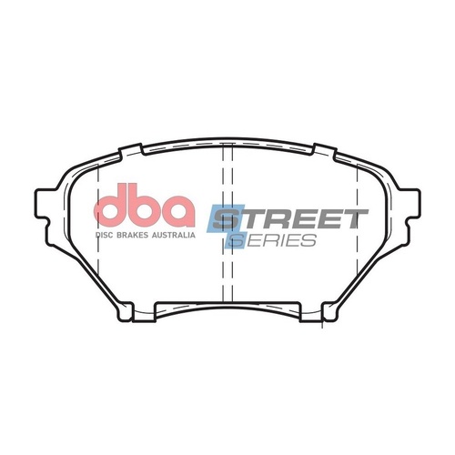 DBA DB1386SS Street Series Brake Pad Set Front