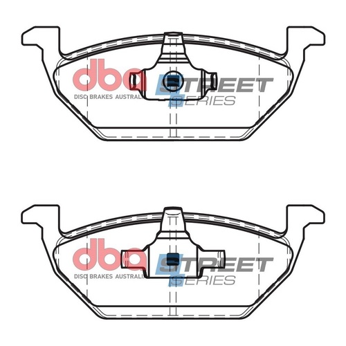 DBA DB1387SS Street Series Brake Pad Set Front