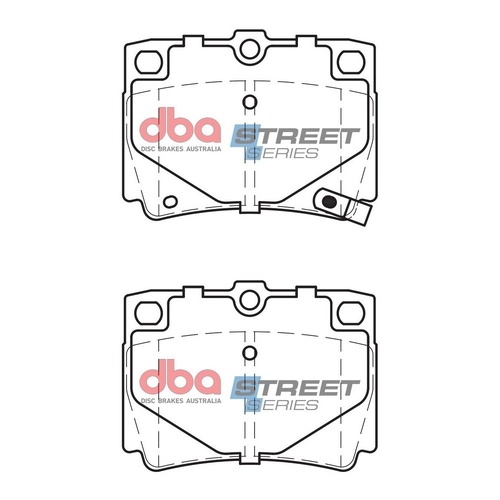 DBA DB1390SS Street Series Brake Pad Set Rear