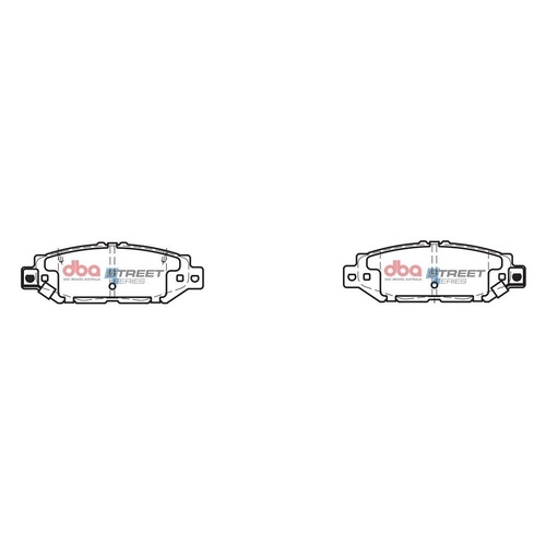 DBA DB1396SS Street Series Brake Pad Set Rear