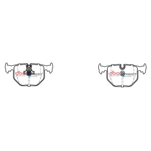DBA DB1397SS Street Series Brake Pad Set Rear