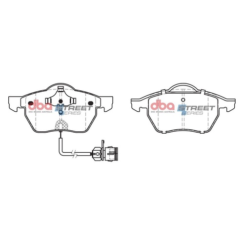 DBA DB1404SS Street Series Brake Pad Set Front