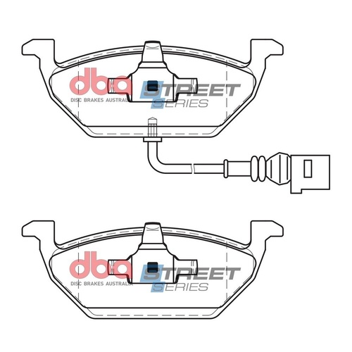 DBA DB1405SS Street Series Brake Pad Set Front