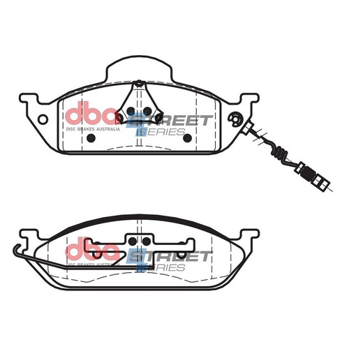 DBA DB1406SS Street Series Brake Pad Set Front