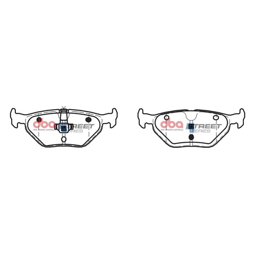 DBA DB1415SS Street Series Brake Pad Set Rear