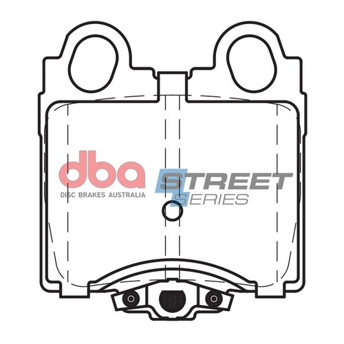 DBA DB1416SS Street Series Brake Pad Set Rear