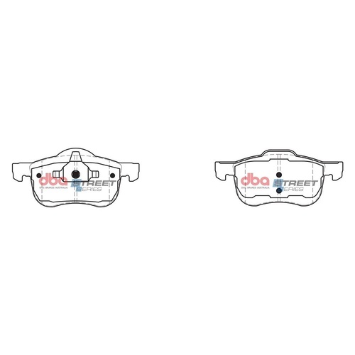 DBA DB1445SS Street Series Brake Pad Set Front