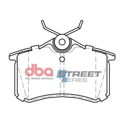 DBA DB1449SS Street Series Brake Pad Set Rear
