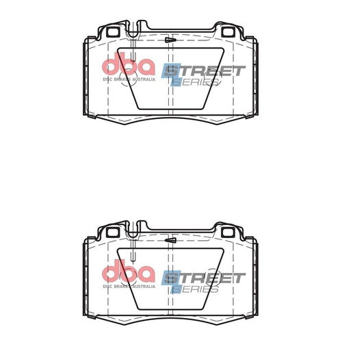 DBA DB1453SS Street Series Brake Pad Set Front