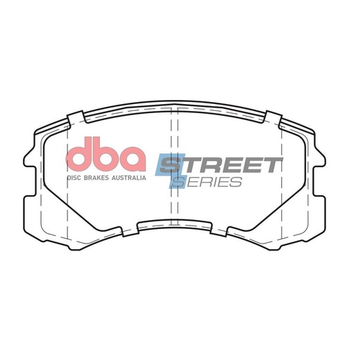DBA DB1455SS Street Series Brake Pad Set Front