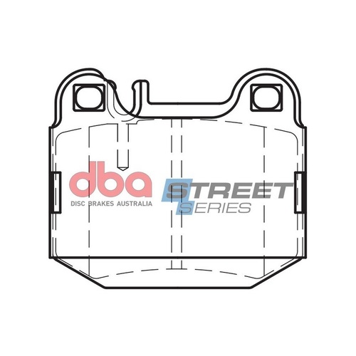 DBA DB1461SS Street Series Brake Pad Set Rear