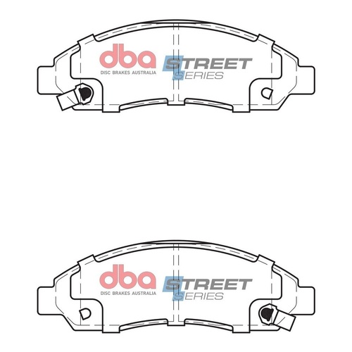 DBA DB1468SS Street Series Brake Pad Set Front