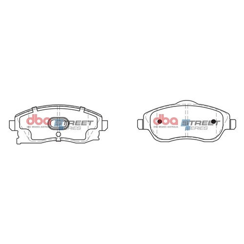 DBA DB1471SS Street Series Brake Pad Set Front