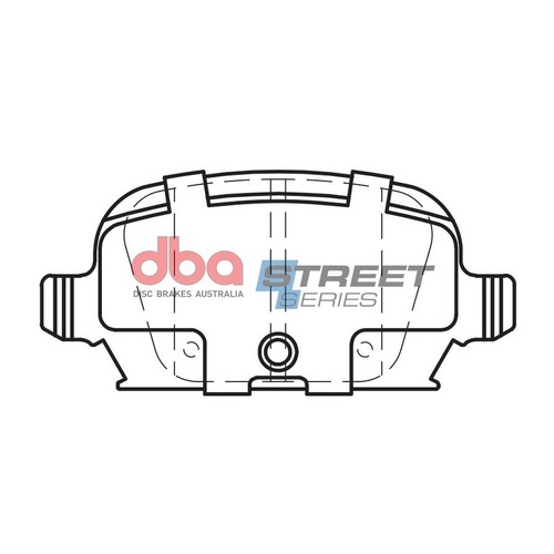 DBA DB1472SS Street Series Brake Pad Set Rear