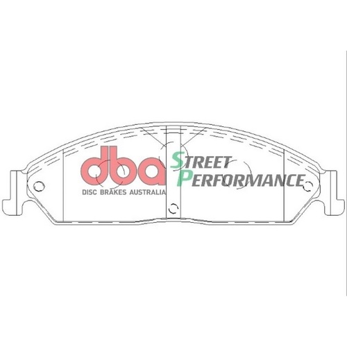 DBA DB1473SP Street Performance Brake Pad Set Front