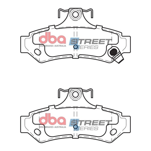 DBA DB1475SS Street Series Brake Pad Set Rear
