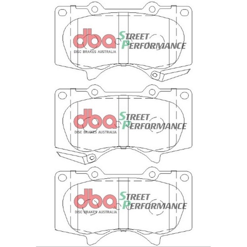 DBA DB1482SP Street Performance Brake Pad Set Front