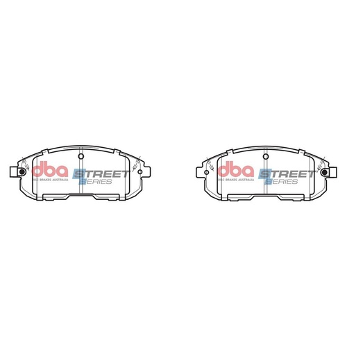 DBA DB1485SS Street Series Brake Pad Set Front