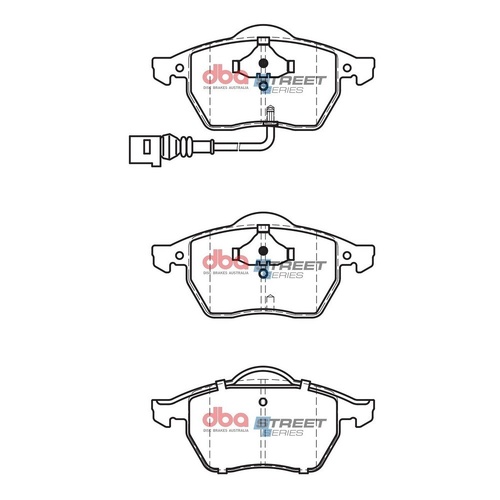 DBA DB1492SS Street Series Brake Pad Set Front