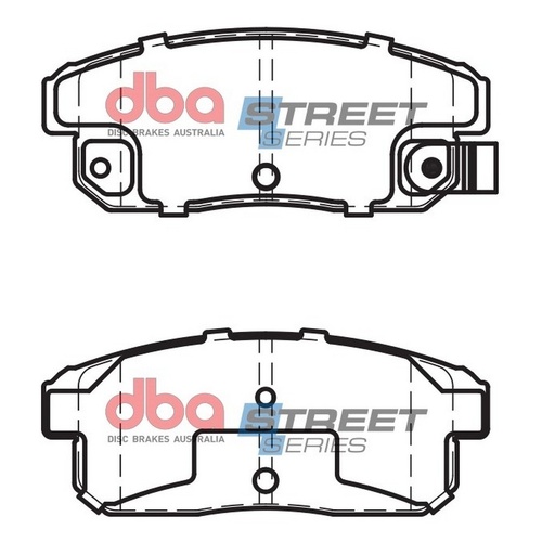 DBA DB1493SS Street Series Brake Pad Set Rear