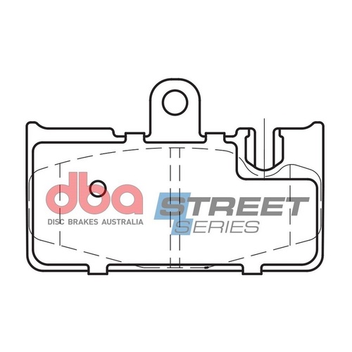 DBA DB1497SS Street Series Brake Pad Set Rear
