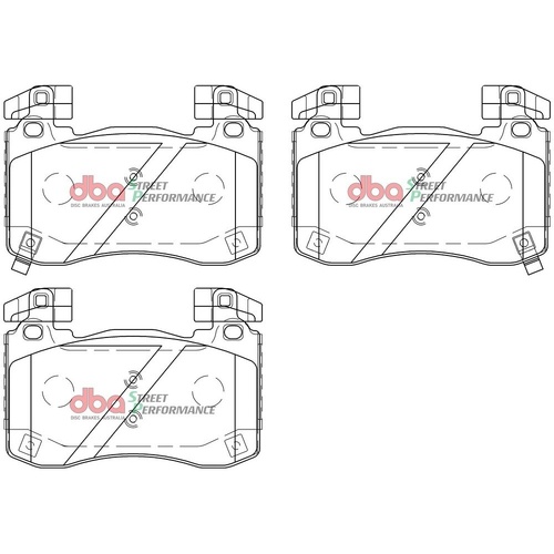 DBA DB15003SP Street Performance Brake Pad Set Front