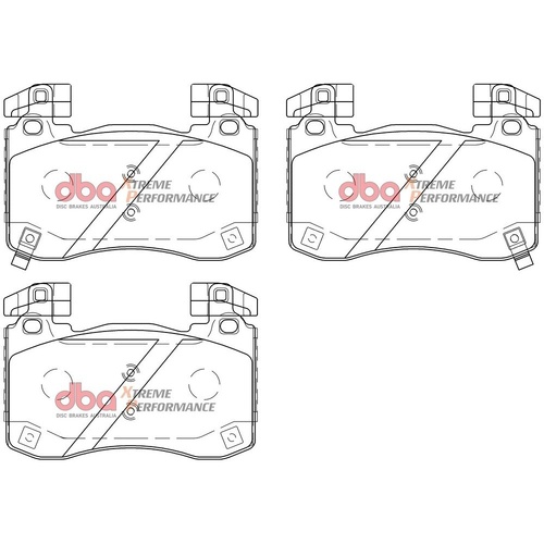 DBA DB15003XP Xtreme Performance Brake Pad Set Front