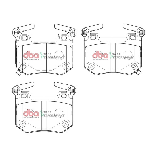 DBA DB15004SP Street Performance Brake Pad Set Rear