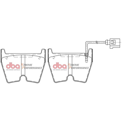 DBA DB15005XP Xtreme Performance Brake Pad Set Front