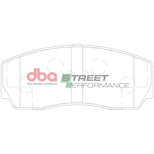 DBA DB15010SP Street Performance Brake Pad Set Front