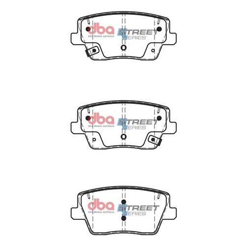 DBA DB15013SS Street Series Brake Pad Set Rear