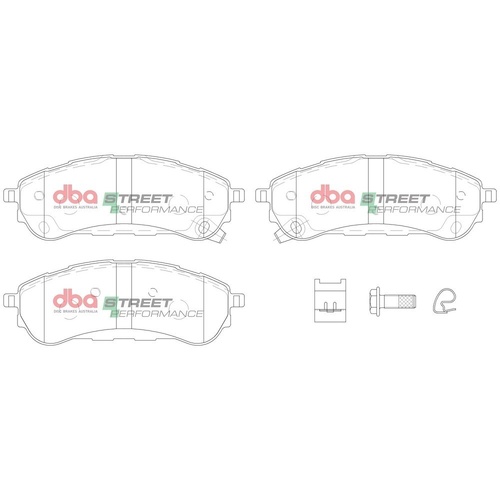 DBA DB15016SP Street Performance Brake Pad Set Rear