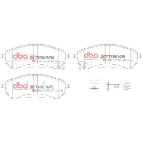 DBA DB15016XP Xtreme Performance Brake Pad Set Rear