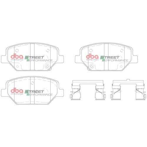 DBA DB15017SP Street Performance Brake Pad Set Front