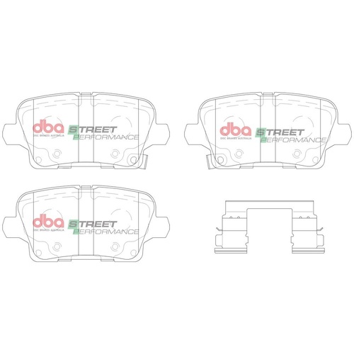 DBA DB15019SP Street Performance Brake Pad Set Rear