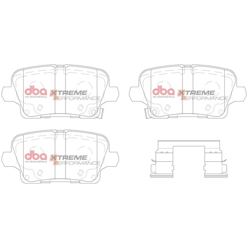 DBA DB15019XP Xtreme Performance Brake Pad Set Rear