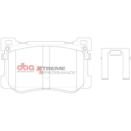 DBA DB15021XP Xtreme Performance Brake Pad Set Front