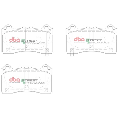 DBA DB15025SP Street Performance Brake Pad Set Front