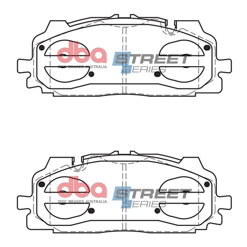 DBA DB15030SS Street Series Brake Pad Set Front