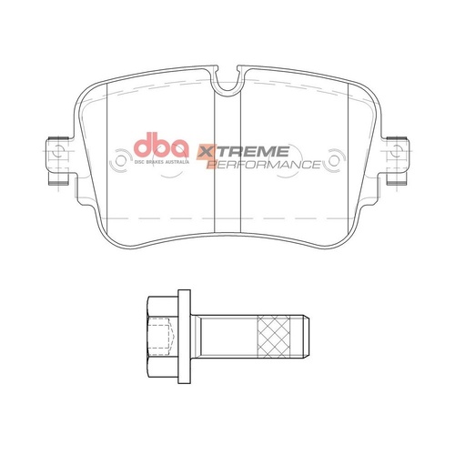 DBA DB15031XP Xtreme Performance Brake Pad Set Rear
