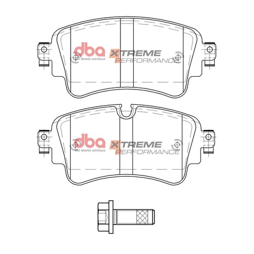 DBA DB15032XP Xtreme Performance Brake Pad Set Rear