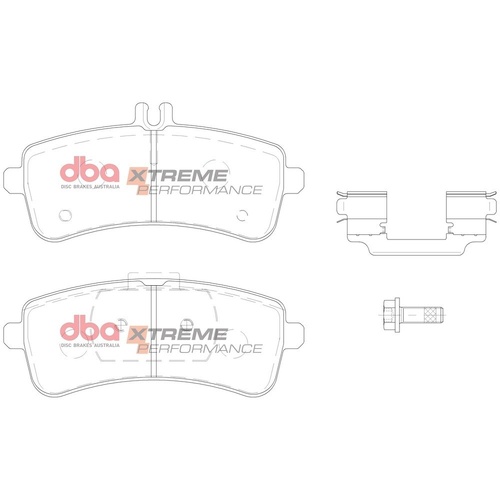 DBA DB15034XP Xtreme Performance Brake Pad Set Rear